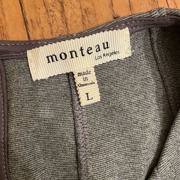 Monteau Grey Sleeveless Dress - Picture 5 of 7